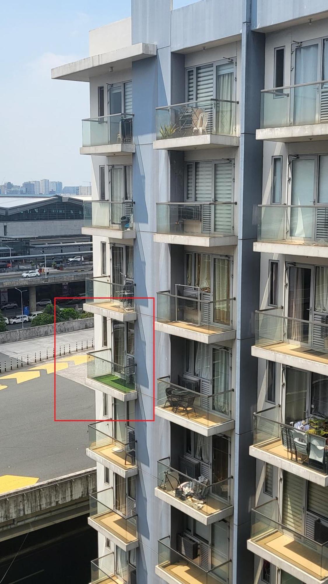 One Palm Tree Villas Condominium - Studio 7Th Fl With Balcony - Across Terminal 3 Airport Pasay Exteriör bild